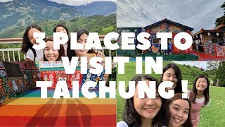 3 PLACES TO VISIT IN TAICHUNG TAIWAN [upl. by Antonella970]