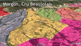 Beaujolais Crus tour with Google Earth [upl. by Noe37]