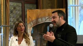 MATTEO SALVINI INTERVIENE ALLA PRESENTAZIONE DEL CALENDARIO DELLA GUARDIA COSTIERA A VENEZIA [upl. by Virgie756]