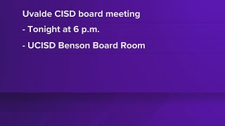 Uvalde CISD holds special meeting Friday [upl. by Toland]