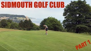 Sidmouth Golf Club  9 hole matchplay  Part 1 [upl. by Enirolf]