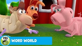 WORD WORLD  Pigs Missing Pie  PBS KIDS [upl. by Shult]