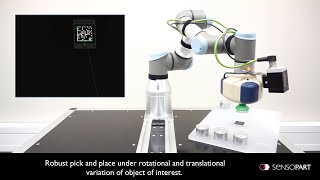 VISOR® Robotic Application Example Pick amp Place from Load Carrier [upl. by Robby]