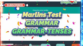 Marlins Test For Seafarer  Grammar Grammar  Tenses [upl. by Hernandez601]