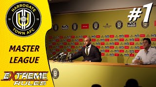 PES 2021  MASTER LEAGUE  HARROGATE TOWN  EPISODE 1 [upl. by Elleron]