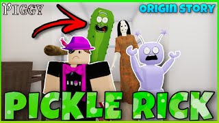 ORIGIN STORY OF PICKLE RICK PIGGY MINITOON SKIN  Roblox Piggy Origin Story Animated  GracieRBLX [upl. by Aggri383]