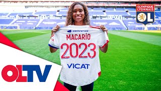 Arrivée de Catarina Macario  Olympique Lyonnais [upl. by Miehar553]