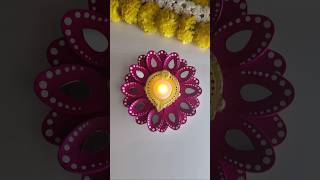 CREATE a LotusInspired Diya Decoration from a WOODEN SPOON [upl. by Naved]