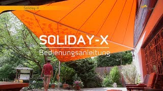 Bedienungsanleitung einer quotSolidayXquot SonnensegelAnlage [upl. by Liane722]