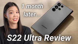 Galaxy S22 ULTRA Review  The Best Phone EXCEPT 1 month later [upl. by Dennett598]