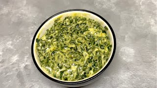 HOW TO COOK CREAMED SPINACH  creamedspinachrecipe  creamyspinach South Africa [upl. by Fabio603]