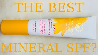 Holifrog Solar Daily Mineral Sunscreen Broad Spectrum SPF 30 Review [upl. by Oinotna]