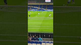 Kieffer Moore Cardiff City pre match crossbar challenge efl bluebirds [upl. by Azarcon607]