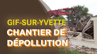 GifsurYvette  le chantier de dépollution radioactive entre dans sa dernière phase [upl. by Salita]