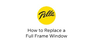 How to Replace Full Frame Window [upl. by Annairba399]