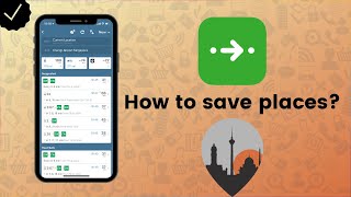 How to save places on Citymapper  Citymapper Tips [upl. by Cohla371]