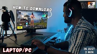 How To Download BGMI In Pc And Laptop 😱  NEW UPDATE [upl. by Carri]