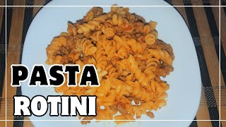 Cómo hacer PASTA ROTINI CON CARNE MOLIDA 🍝  Paso a paso [upl. by Ezechiel]