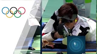 Rio Replay Mens 50m Rifle 3 positions final [upl. by Nosral]