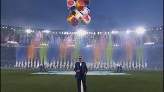 Andrea Bocelli perform ‘Nessun dorma’ at UEFA Euro 2020 Opening Ceremony at Olympic Stadium [upl. by Scarrow321]