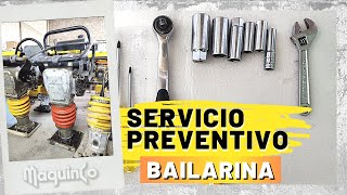 Servicio preventivo a bailarina compactadora o saltarina  Maquinco [upl. by Shaughnessy]