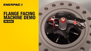 Flange Facing Machine Product Demonstration [upl. by Merriam640]