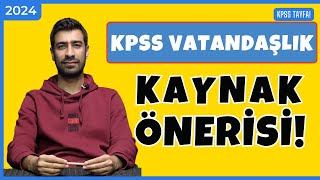 2024 KPSS Vatandaşlık Kaynak Önerileri kpsskaynak [upl. by Tizes]