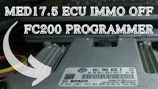 Med175 ECU Immo Off By FC200 Programmer [upl. by Kere473]