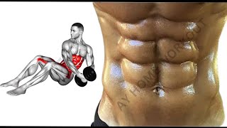 Best Abs Training Workout At Home With Dumbbells [upl. by Nahsad]