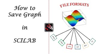 SCILAB TUTORIAL  SAVE GRAPH IN PNG JPEG GIF EPS IN SCILAB [upl. by Downall322]