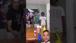 3 For 3 Ring Toss Trickshot  carsoncurranThe MOST Satisfying 3 for 3 Trickshot Challeshorts [upl. by Diskson]