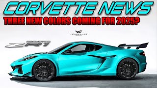 Latest Corvette News Exotic new Colors coming in 2025 [upl. by Battat]