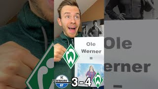 Werder dreht ein 13 in ein 43 😳 Ole Werner  TRAINERGOTT 🤩 [upl. by Hauck]