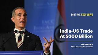 US Ambassador Eric Garcetti on first year in India [upl. by Ellemrac]