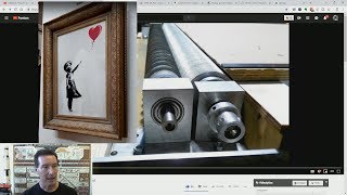 EEVblog 1136  Banksy Artwork Shredder  Part 2 Still Trolling [upl. by Brenner307]