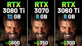 RTX 3080 Ti vs RTX 3070 vs RTX 3060 Ti  Test in 12 Games in 2024 [upl. by Nyluqcaj]