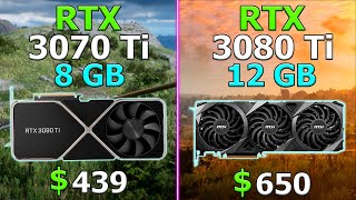 RTX 3070 Ti vs RTX 3080 Ti  Test in 10 Games [upl. by Zetana]