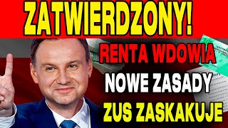 RENTA WDOWIA ZUS OGŁASZA NOWE ZASADY BĘDĄ TO NAJWIĘKSZE WYPŁATY DLA WDÓW W PAŹDZIERNIKU 2024 [upl. by Idak]