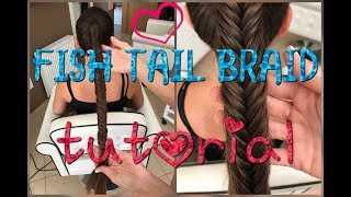 Fishtail braid tutorial [upl. by Anived]