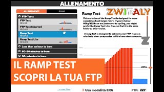 Zwift  Ramp Test  Scopri La Tua FTP [upl. by Aihtekal]