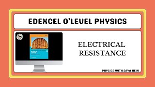 Edexcel IGCSE 91 Physics  Electrical resistance [upl. by Aicemaj]