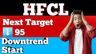 HFCL Share Analysis amp Next Target [upl. by Sherrie]