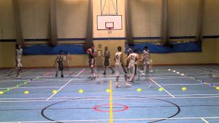 Warmup Games for Youth Basketball Tag Ball [upl. by Eneleahs]