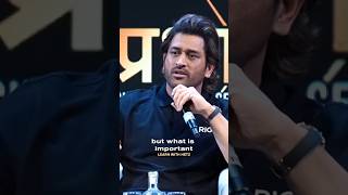 Ms dhoni amazing advice to the audience 💥 shorts msdhoni t20 [upl. by Oicanata]