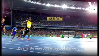 Dit is hoe Usain Bolt de snelste 100 meter ooit rende  de Volkskrant [upl. by Annaear]