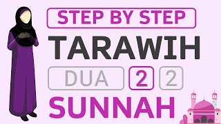 FIRST SET TARAWIH at Home Female StepbyStep Beginners Guide to 2 Rakat Sunnah Taraweeh Prayer [upl. by Arihsat]