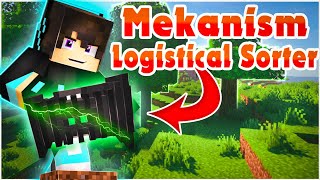 Logistical Sorter Mekanism Tutorial  118  120 minecraft Deutsch [upl. by Rechaba]