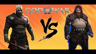 Kratos vs Thor Showdown  God of War Ragnarok 4K 60FPS [upl. by Alenson584]