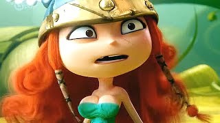 E3 2013 Trailers Rayman legends Viking Lady Cutscenes 【HD】 E3M13 [upl. by Aisnetroh]