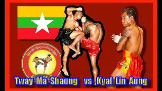 Myanmar Lethwei  Tway Ma Shaung vs Kyal Lin Aung 3 [upl. by Earvin180]